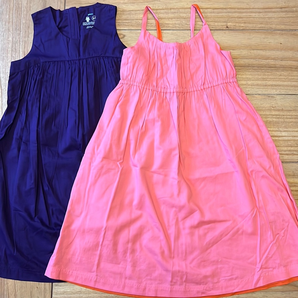 Primary Purple Shift, size 8-9 + Primary Pink Sundress, Size 8-9